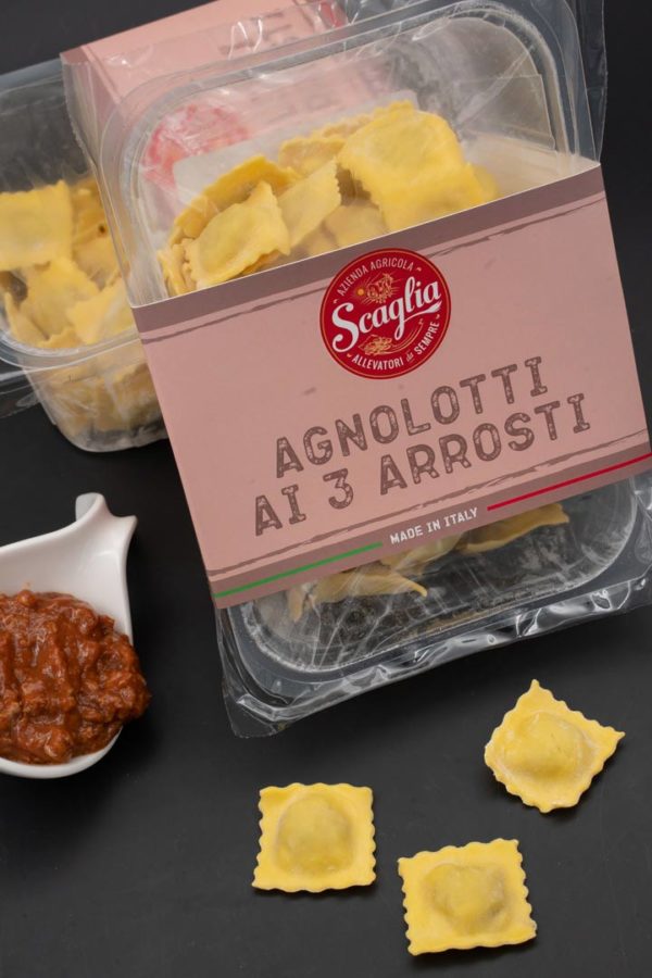 Agnolotti ai tre arrosti